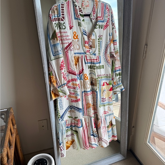 Sezane x Farm Rio Midi Dress - Picture 1 of 3
